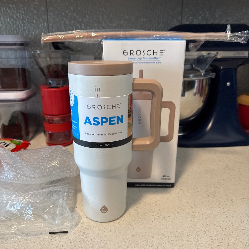 Grosche: Aspen Tumbler | Cream White